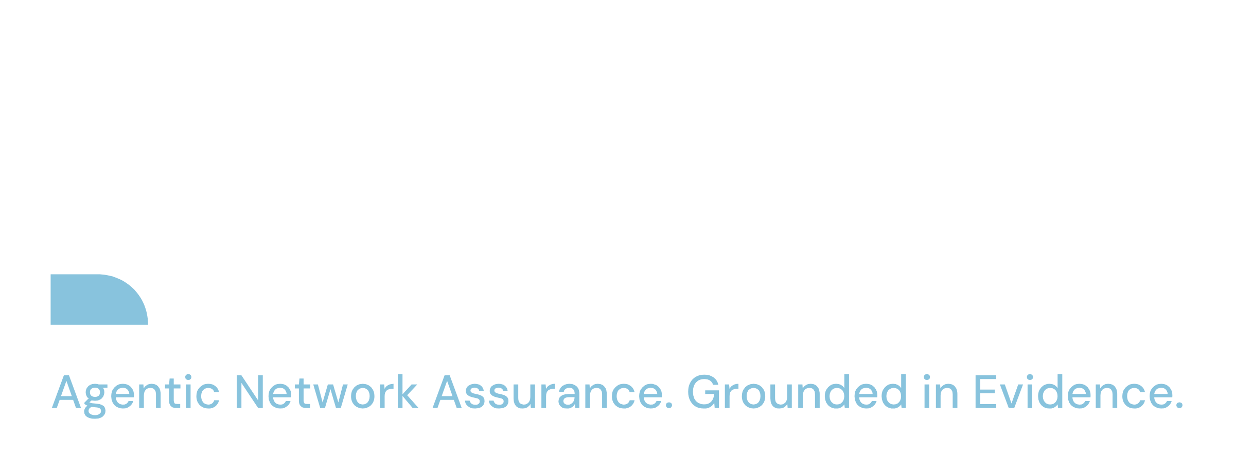 REAP wordmark with the tagline beneath it: Agentic Network Assurance. Grounded in Evidence.