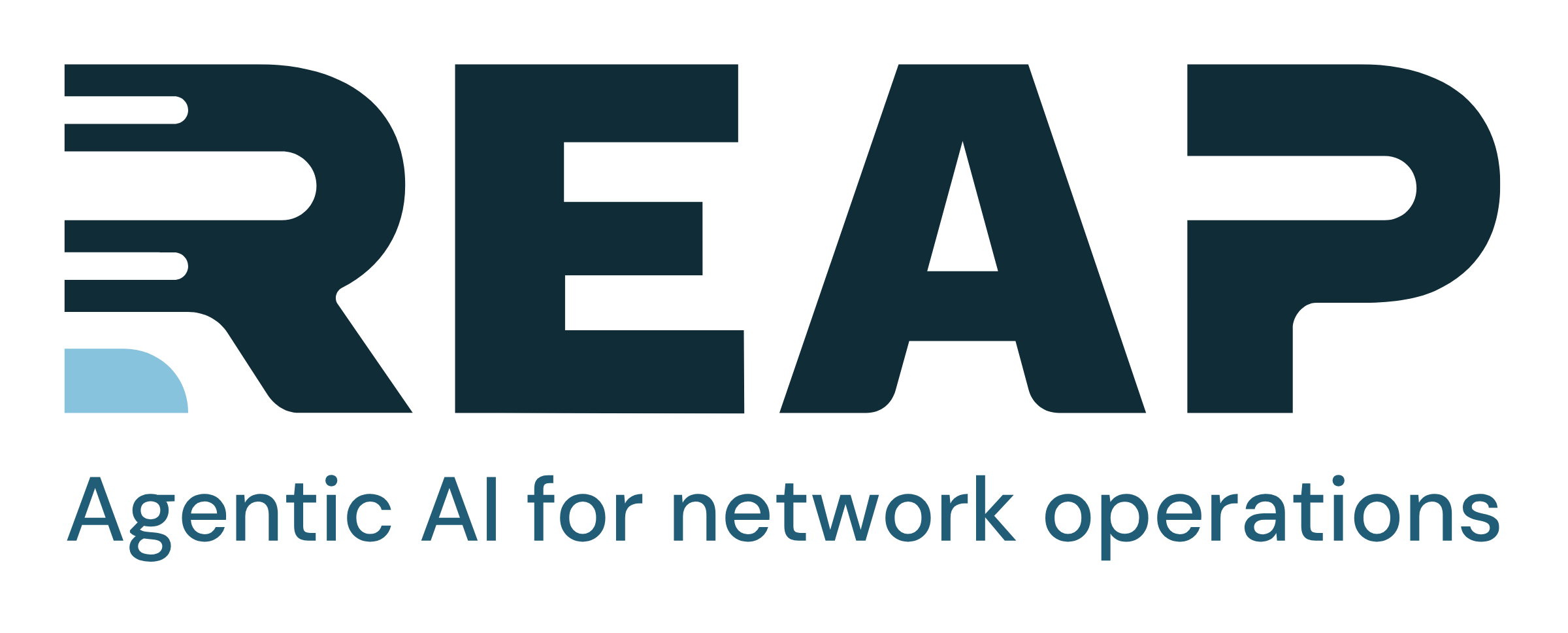 REAP wordmark with the descriptor beneath it: Agentic AI for network operations