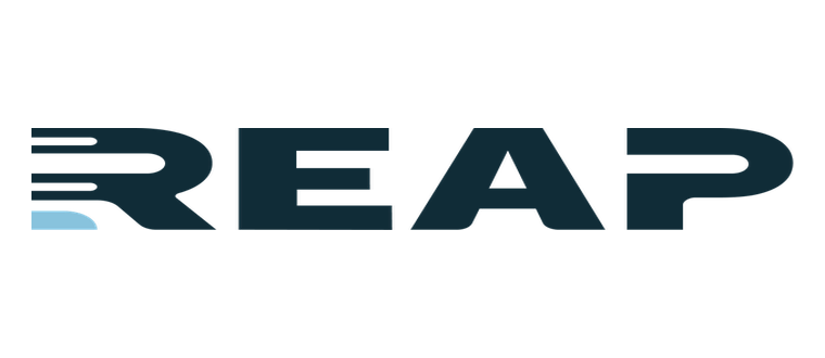 Incorrect: the REAP logo stretched wide and flattened